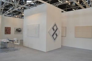 Stand Galleria Antonio Battaglia-Il Castello | Arte Fiera 2016 | opere di Dorazio, Dova, Marrocco, Fedi, Ortelli