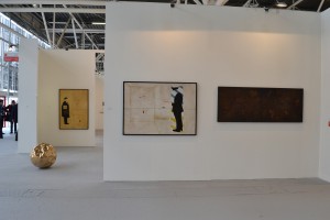 Stand Galleria Antonio Battaglia-Il Castello | Arte Fiera 2016 | opere di Marrocco, Spoldi, Filomeni